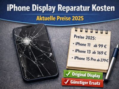 iPhone Display Reparatur Kosten