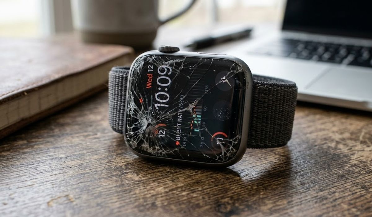 Apple Watch Display gesprungen