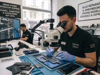 iPhone Akku aufgebläht – sicherer Akkutausch bei Handy Tabor Wien 1020