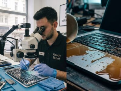 MacBook Wasserschaden Reparatur in der Werkstatt – Handy Tabor Wien 1020